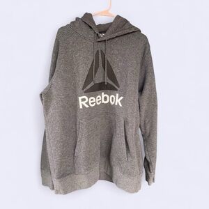 Reebok Charcoal Gray Fleece-Lined Sweatshirt